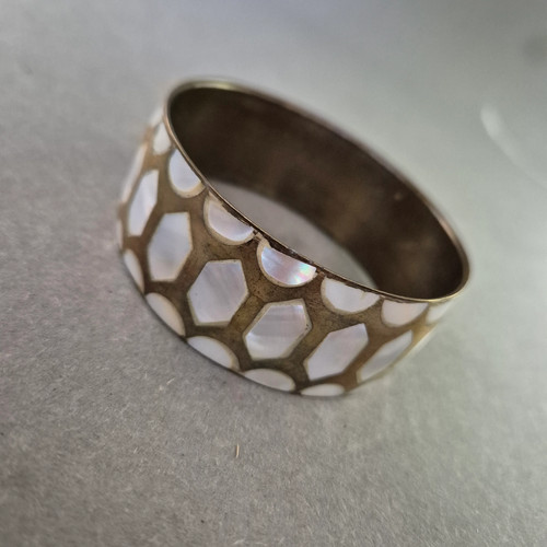 Breiter vintage armreif - breiter,