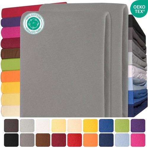 2er pack spannbettlaken jersey - spannbettlaken,