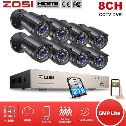 Zosi 8ch 5mp lite - 5mp,