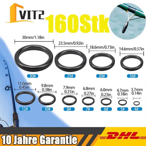 160x angelruten reparaturset - angelruten,