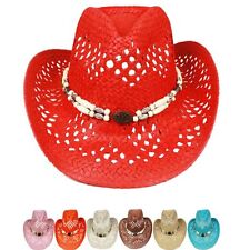  WESTERNHUT STROH  COWBOYHUT RODEO FARBEN UNI-AB-031 