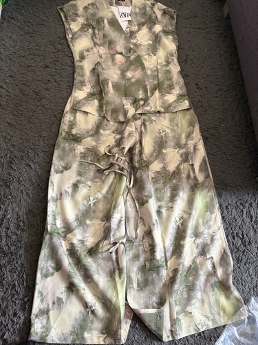Zara damen overall abstrakt - xl,