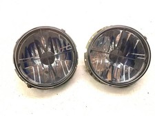 VW Golf 1 Cabrio KLARGLAS Scheinwerfer TUNING FADENKREUZ Fornt vorne 2x SCHWARZ