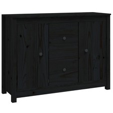 Sideboard Schwarz 100x35x74 cm