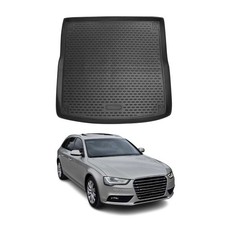 Kofferraummatte Kofferraumwanne für Audi A4 Avant 8K5 B8 2007-2015 Gummi TPE