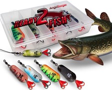 Wild Devil Baits Blinkersortiment Hecht in Box Pike Blinker Kunstköder Set