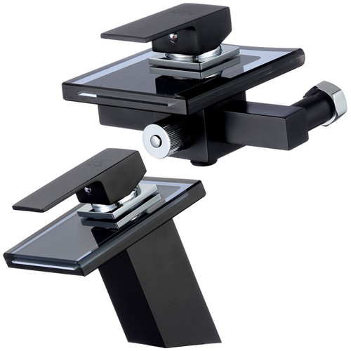 Set glas wasserfall wannen - wasserfall, &