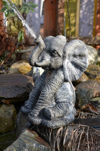 Sitzender elefant oliver - "oliver",