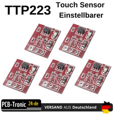 5X Touch Sensor Module TTP223 Einstellbarer Capacitive Kapazitiver für Arduino