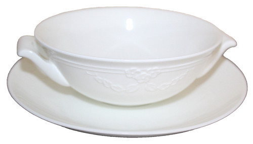 Fiori weiss suppentasse - fiori,
