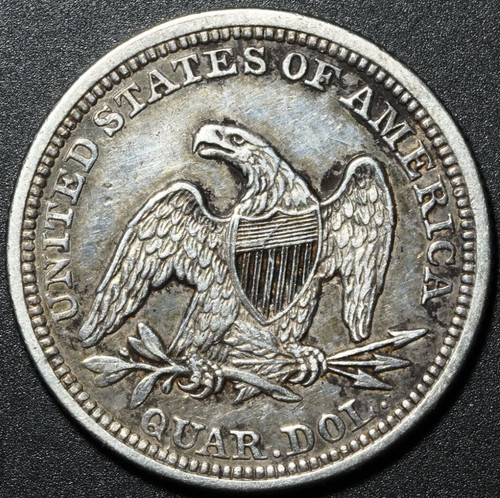 1857 usa quarter - usa,