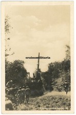 Orig. AK Foto schwerstes deutsches Geschütz - Eisenbahngeschütz Artillerie