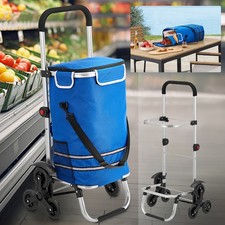 3in1 Einkaufstrolley für Treppen 56 L klappbar Treppensteiger Trolley Sackkarre