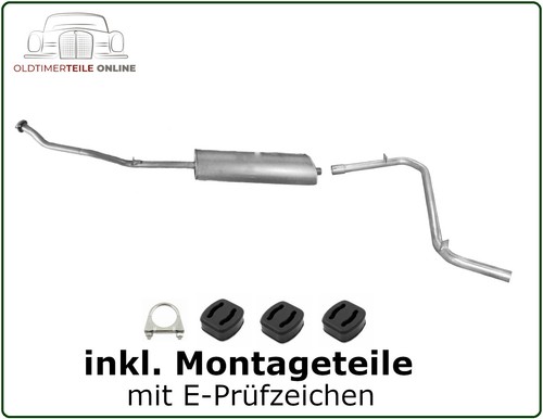 Auspuff set für mercedes - set,