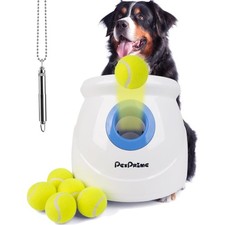 Hundeballwerfer Wurfmaschine für große Hunde, wiederaufladbar, 3 Wurfweiten, ...