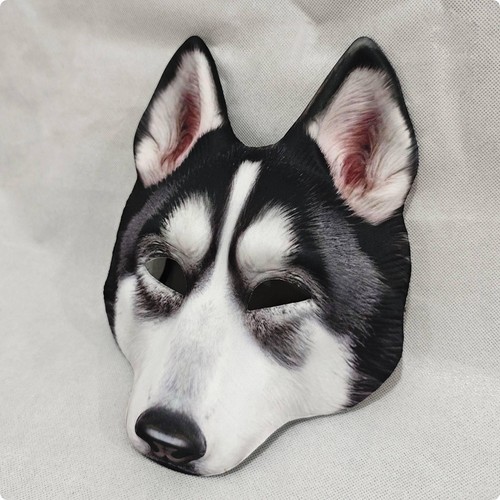 Husky maske bequeme hundemaske - husky,