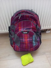 Schulrucksack Coocazoo Rucksack Rot Kariert