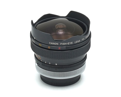 Canon 15mm fisheye lens - 2.8,
