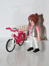 Playmobil Frau Fahrrad einkaufen