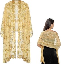 Spitzen-Stola bzw. Dupatta mit