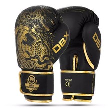 Boxhandschuhe Bushido MMA Boxen Muay Thai Kickboxen Handschuhe Gold Dragon