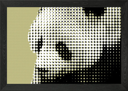 Panda pop art gerahmtes - pop,