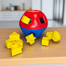 TUPPERWARE F02 KOMBI-BALL KINDER-SPIELZEUG TUPPERCARE ROT BLAU