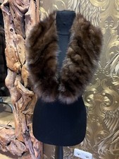 ZOBEL KRAGEN BRAUN SABLE COLLAR ZOBELKRAGEN ZIBELINE PELZ STOLA ZOBEL PELZKRAGEN