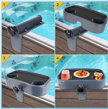 Verstellbares Whirlpool-Tablett, Whirlpool-Getränkehalter, Badewanne
