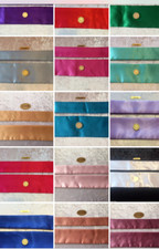Seidiger satin schärpe - 66",