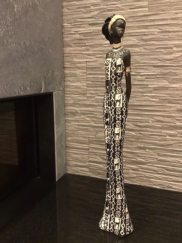 Afrikanische frau statue - afrikanische,