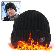 Beheizte Beanie mit 7,4 Akku Electric Beheizbare Hut Heizmütze Heizung Skull Cap