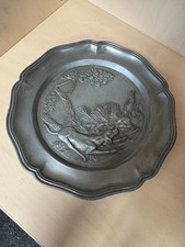 Wandteller Dekoteller aus Zinn