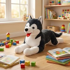 XXL Husky 70cm Stofftier Weich