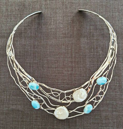 Collier 925 silber massiv - collier,