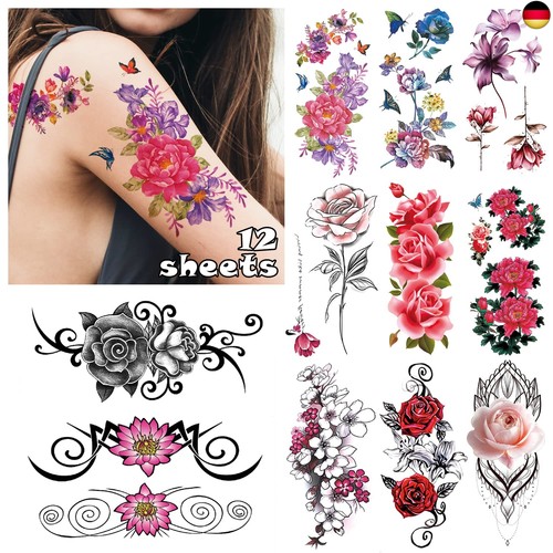 Blätter fake tattoos - 12,