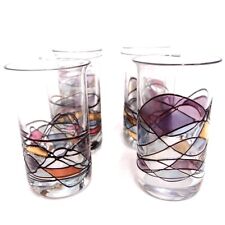 Schnapsglas Nagel Glas by K&K Styling 6x Likörglas Hochemaille Dekor Gläser