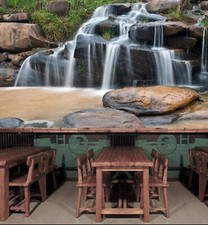 3D Stein See Q5822 Tapete