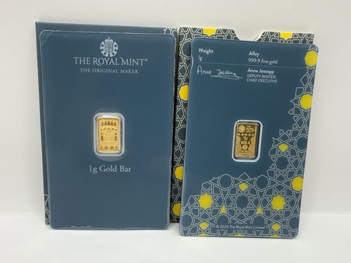 Royal mint kaaba goldbarren - 1g,