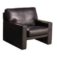 Erpo Sessel CL 200.12 Bezug Leder 43 Schwarz 43.136