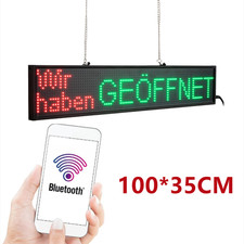 LED-Schild programmierbar 100x35 cm mehrfarbiges LED-Display für Unternehmen