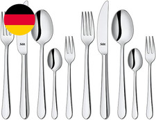 Silit Midi Besteck Set 6 Personen, 30-Teilig, Monobloc-Messer, Crominox Edelstah