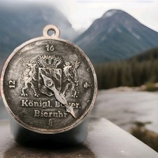 1x Anhänger Bieruhr König