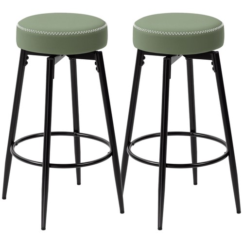 Homcom drehbarer barhocker 2er - barhocker,