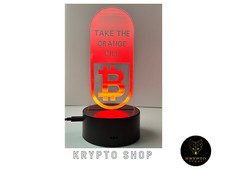 3D LED Krypto Multicolor Lampe Bitcoin Gold 11Farben mit Fernbedienung NEU & OVP