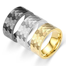 EDELSTAHL Ring Gold Silber