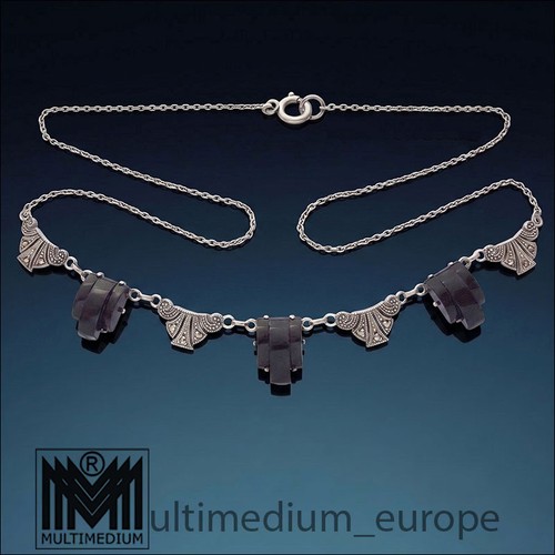 Art deco 835 silber - silber, collier