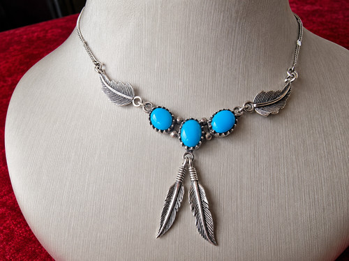 Navajo kette collier - navajo, mit
