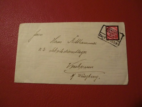 Brief bahnpost - brief,