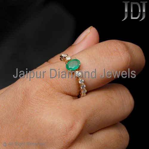 Solid 14k gelbgold ring - 14k,